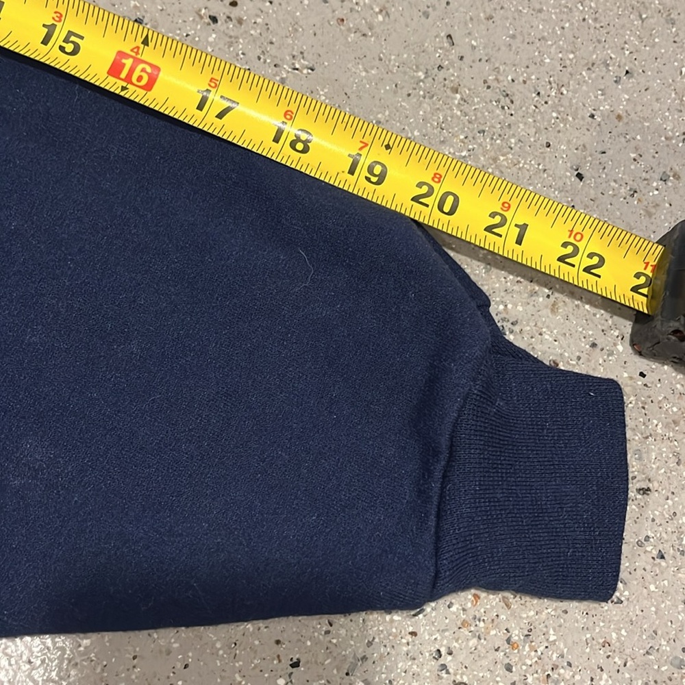 VINTAGE C PORT AND COMPANY UNITED STATES NAVY GRAPHIC SWEATSHIRT NAVY BLU SIZE L - Picture 8 of 11
